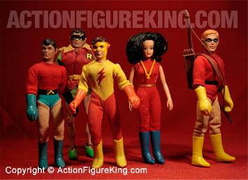 Mego Teen Tians action figures.