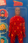 Grayed Mego Human Torch figure