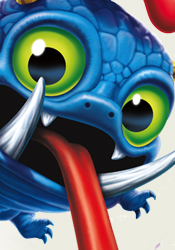 Series 2 Wrecking Ball figure from Activision's Skylanders Giants. Series 2 Skylanders Giants Wrecking Ball Figure