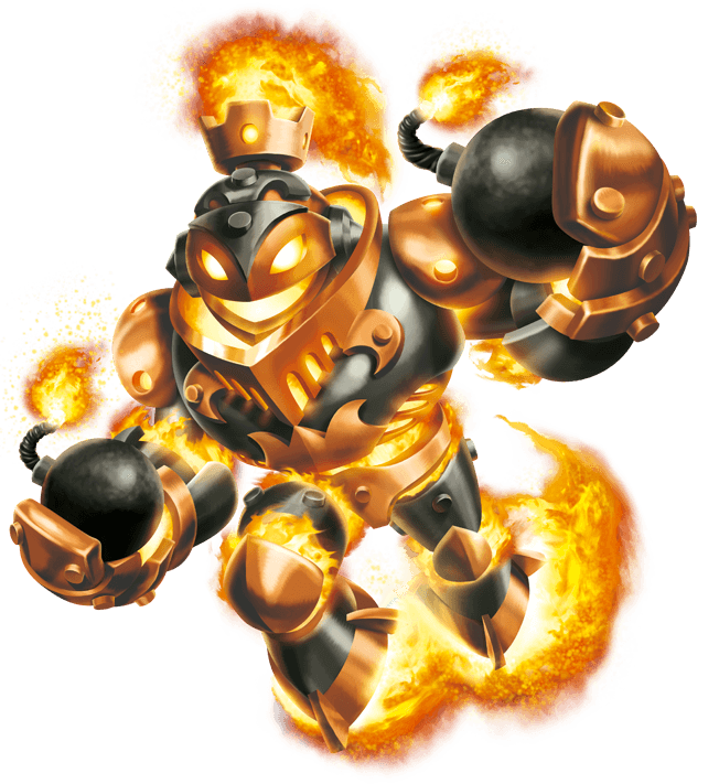 Blast Zone figure from Skylanders Swap-Force video game.