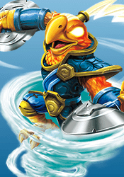 This Free Ranger figure from Skylanders Swap Force is swappale. Skylanders-Swap-Force-Free-Ranger