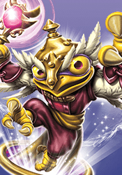This Hoot Loop figure from Skylanders Swap-Force is swappale. Skylanders Swap-Force First Edition Hoot Loop