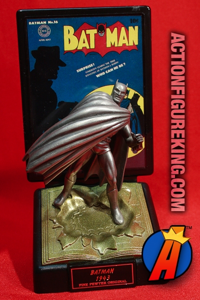 Comic Book Champions Ltd Edition Golden Age BATMAN Pewter Figure