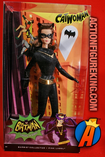 Batman Classic TV Series Pink Label Barbie as Catwoman Fashion Doll