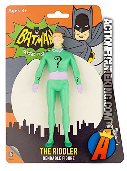 BATMAN Classic TV Series RIDDLER Bendable Figure