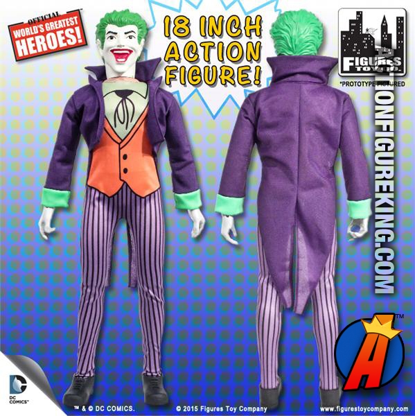 Retro MEGO-type 18-Inch JOKER action figure.