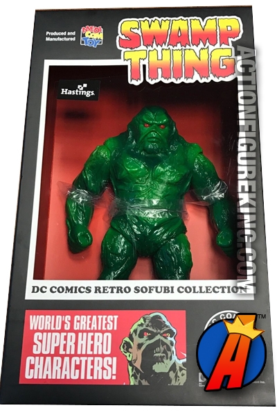 DC COMICS Retro SOFUBI 10-Inch Scale SWAMP THING vinyl figure from Medicom