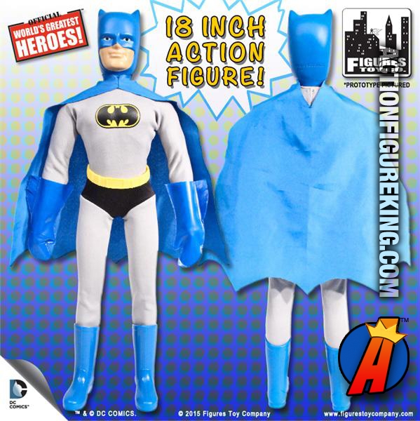 Retro MEGO-type 18-Inch BATMAN action figure.