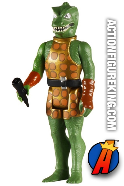 Funko Reaction retro-style Star Trek alien Gorn figure.