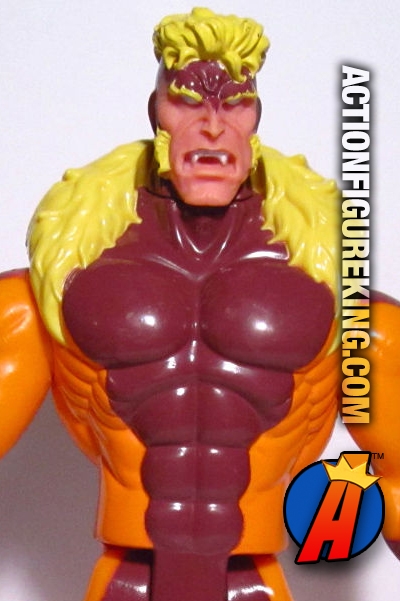 ToyBiz Marvel Bd X-Men Sabretooth Action Figurine 1992 Toybiz Numéro 4939 Nrfp 
