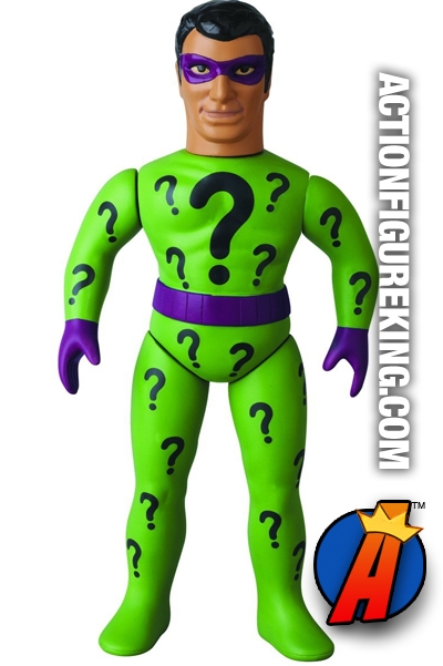 DC COMICS Retro SOFUBI 10-Inch Scale RIDDLER vinyl figure from Medicom