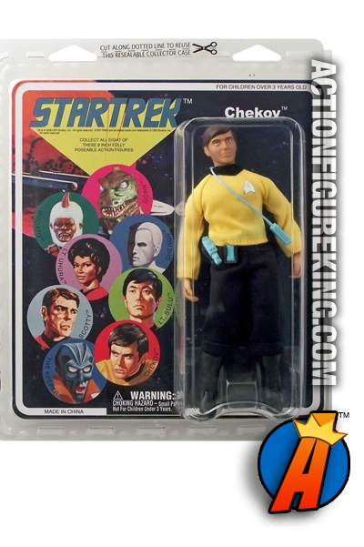 Mego STAR TREK Repro CHEKOV Action Figure from EMCE Toy/Diamond Select Toys