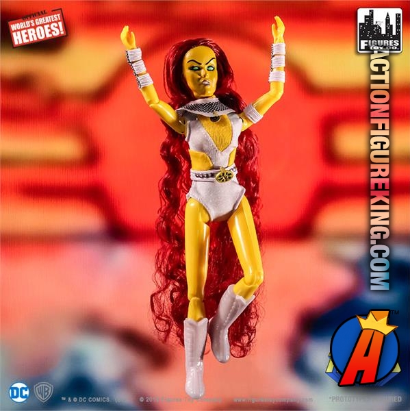 Mego-style 8-Inch Scale New Teen Titans STARFIRE Action Figure