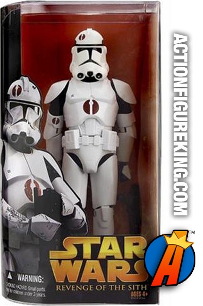 Revenge of the Sith Deluxe Clone Trooper Action Figure Hasbro Inc Star Wars