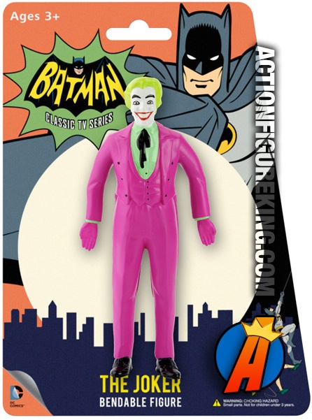 BATMAN Classic TV Series JOKER Bendable Figure