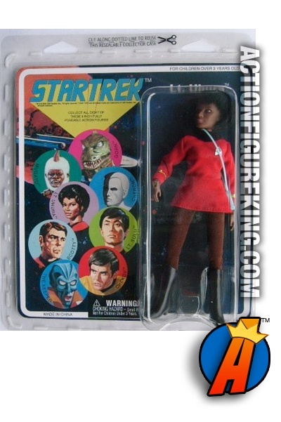 Mego STAR TREK Repro Lt. UHURA Action Figure from EMCE Toy/Diamond Select Toys