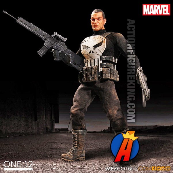 Mezco One:12 Collective Marvel Comics PUNISHER DELUXE Action Figure