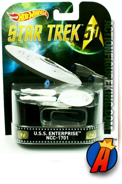 HOT WHEELS 2016 STAR TREK 50th Anniversary USS Enterprise Die-Cast Vehicle