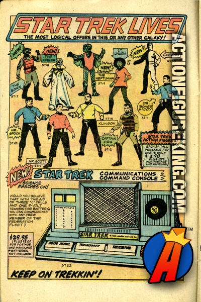 Star trek sales figures 1970s
