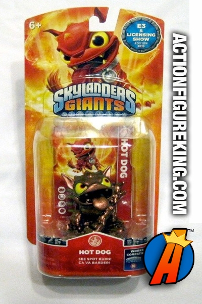 skylanders hot dog figure