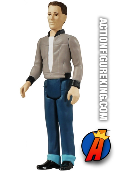 Funko Reaction retro-style Back to the Future Biff Tannen action figure.