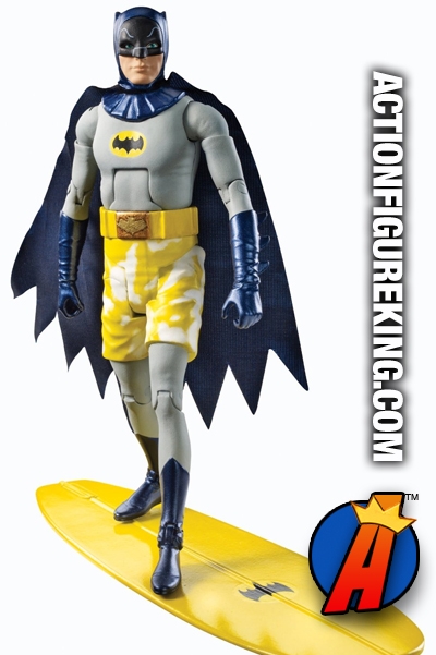 MATTEL 6-Inch Scale BATMAN Classic TV Series Surfs Up BATMAN Figure