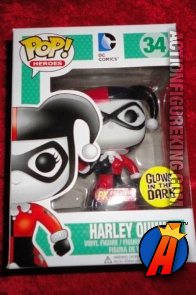harley quinn glow in the dark pop