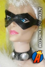 Articulated sixth-scale Black Cat action figure with authentic fabric outifut from Toybiz.