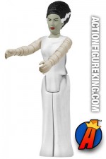 Full view of this ReAction retro-style Bride of Frankenstein action figure.