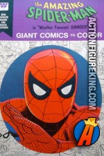 Spider-Man Giant Comics to Color coloring book from Whitman.