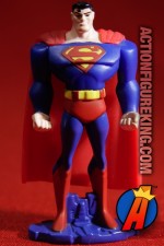 This Superman die-cast figure from Mattel is made from metal with plastic accents.