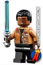 LEGO STAR WARS FINN minifigure with Lightsaber.