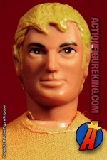 Fully articulated Mego 8-inch Aquaman action figure with removable fabric outfit.