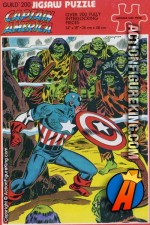 1976 Whitman Captain America 200-piece jigsaw puzzle (4675).