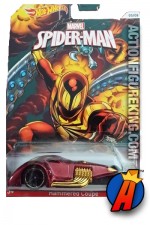 Iron Spider-Man Hammered Coupe die-cast vehicle from Hot Wheels circa 2014.