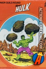 Whitman The Incredible Hulk 125-piece round jigsaw puzzle.