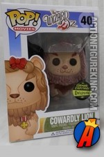 Gemini Collectibles exclsuive Wizard of Oz variant flocked Cowardly Lion vinyl figure.