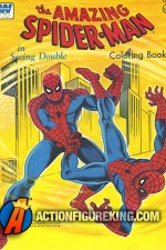 1976 Spider-Man Seeing Double coloring book from Whitman.