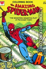 The Amazing Spider-Man: The Monstera Gigantica Plot coloring book.