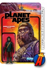 FUNKO REACTION PLANET OF THE APES GORILLA SOLDIER 1 RETRO STYLE FIGURE