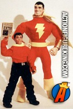 Custom 9-inch scale CAPTAIN MARVEL (SHAZAM!) Action Figure with alter ego BILLY BATSON.