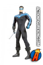 13 inch DC Direct fully articulated Nightwing action figure with authentic fabric outfit.