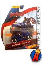 Avengers Age of Ultron Captain America cycle from Hot Wheels.