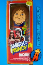 A packaged sample of this Robin Williams Mork talking ragdoll from Mattel.