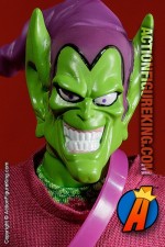 8 Inch Famous Cover Series Green Goblin action figure with removable fabric outfit from Toybiz.