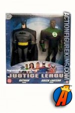 Justice League Animated series 10-inch scale Batman and Green Lantern roto figures.