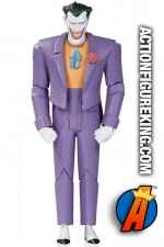 Full view of this Joker animated figure from DC Collectibles.