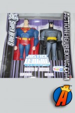 Toys R Us exclusive Batman and Superman 10-inch roto figures.