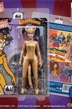 Mego-style eight-inch Super Friends Cheetah action figure.