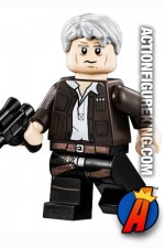 LEGO STAR WARS Millenium Falcon HAN SOLO with Gray Hair Minifigure.